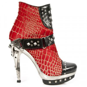  M.PUNK003-C8 NOMADA NEGRO PELO COCO ROJO PL ACERO T RECICLE - 