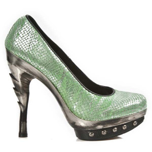 M.PUNK012-R9 PITON PLISADO MENTA ACERO PIEL VIVO NEG PL PUNK - 