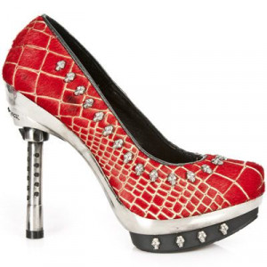  M.PUNK043-C6 PELO COCO ROJO VIVO NEGRO PL PUNK CAL CANYON - 