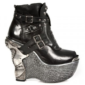  M.PZ008-C1 NOMADA ITALI NEGRO PL PANZER PLATA TACON ACERO - 