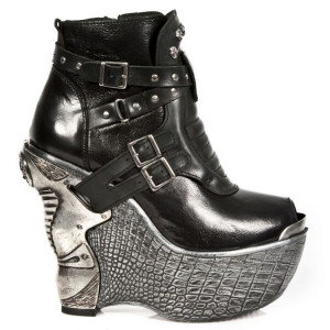  M.PZ008-R1 NOMADA ITALI NEGRO PL PANZER PLATA TACON ACERO - 