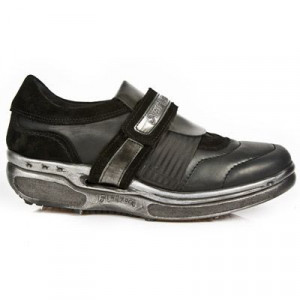  M.RK004-C7 ITALI NEGRO VELOUR NEGRO ANTIK ACERO ROCKING NEGR - 