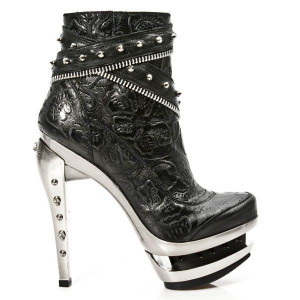  M.ROCK201-S1 ROCK NEGRO, VINTAGE FLOWER NEGRO, ROCK ACERO - 