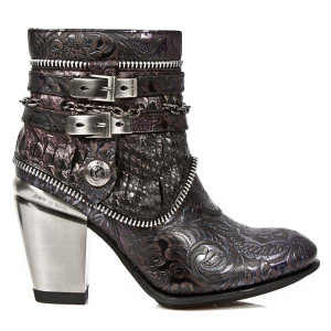  M.TX002-C7 VINTAGE FLOWER LILA SERPENTE MAKI LILA TEXAS NEGR - 