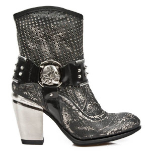 M.TX005-C3 VINTAGE FLOWER NEGRO RASPADO ANTIK NEGRO TEXAS NE - 