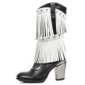 M.TX006-C1 NOMADA NEGRO PULIK ACERO VINTAGE FLOWER BLANCO PL - 