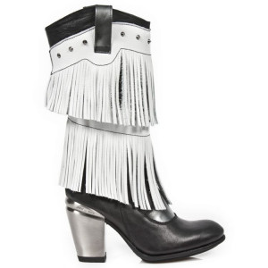  M.TX006-C2 NOMADA NEGRO PULIK ACERO NAPA BLANCA TEXAS NEGRO - 