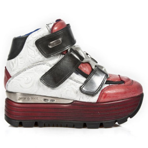  M.URBAN003-C7 ITALI TALCO ROJO VINTAGE FLOWER BLANCO PLATA P - 