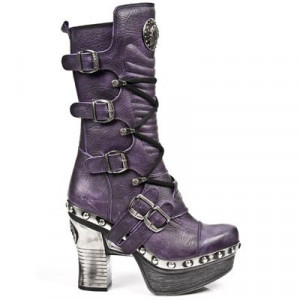  M.Z006-C2 BUFALO LILA PL ZUECO NEGRO PIEDRA ENT-AC T ACE - 