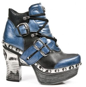  M.Z010-C3 NOMADA AZUL ITALI NEGRO PL ZUECO NEGRO PIEDRA ENT - 