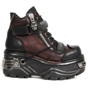 M.1065-C1 ITALI NEGRO BOX ROJO METAL GRABADO DIAMANTE TURBO - 