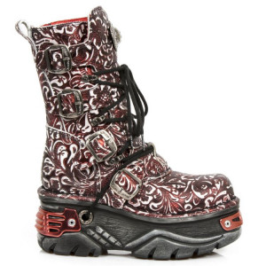  M.373-S27 VINTAGE FLOWER POLAR BOX METAL ROJO,TURBO ROJO - 