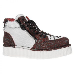  M.CRP002-C3 FLORAL BOX PLANE ROJO BRUMA CRACK BLANCO NEO CRE - 