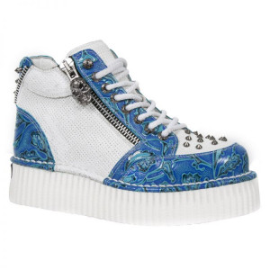  M.CRP002-C9 VINTAGE FLOWER TOXIC AZUL BRUMA CRACK BLANCO NEO - 