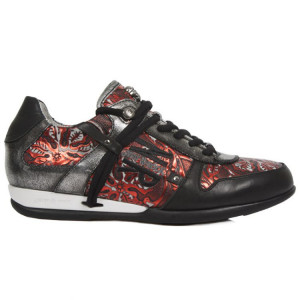  M.HY001-S2 RAW NEGRO, VINTAGE FLOWER POLAR ROJO, BOX PLANE - 