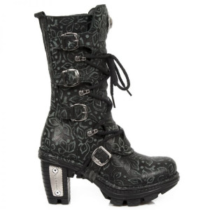  M.NEOTR005-C34 FLORAL NEGRO NEOTRAIL NEGRO - 