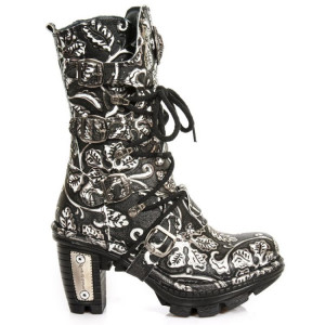  M.NEOTR005-S34 VINTAGE FLOWER POLAR GRIS, NEOTRAIL NEGRO - 