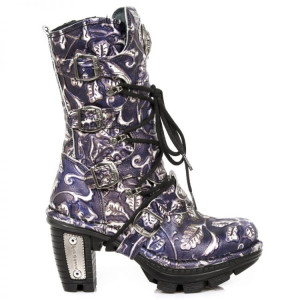  M.NEOTR005-S39 VINTAGE FLOWER POLAR LILA-ORO, NEOTRAIL NEGRO - 