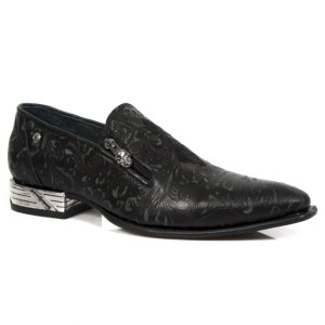  M.NW147-C3 VINTAGE FLOWER NEGRO BORDADOS NEGRO ELASTICO NEG - 