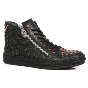  M.PS029-S12 VINTAGE FLOWER NEGRO RAW NEGRO PISA NEGRO - 