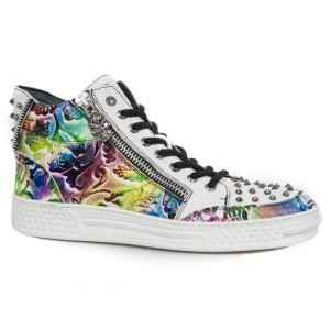  M.PS039-S10 VINTAGE FLOWER MULTI COLOR, BRUMA CRACK BLANCO, - 