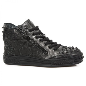  M.PS039-S3 VINTAGE FLOWER NEGRO, BOX PLANE DIAMANETE GRABADO - 