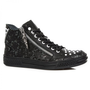  M.PS044-C1 VINTAGE FLOWER NEGRO RAW NEGRO PISA NEGRO - 