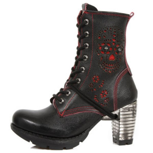  M.TR051-S1 LUX NEGRO REVESS ROJO, TRAIL NEGRO TACON ACERO - 