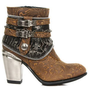  M.TX002-C12 VINTAGE FLOWER ALASKA AVIADOR CRACK BRONCE TEXAS - 