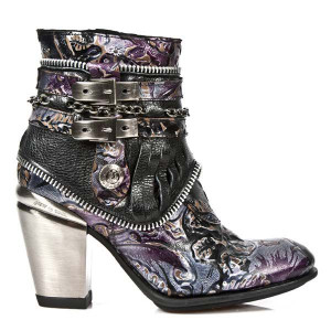  M.TX002-R2 VINTAGE FLOWER LILA NOMADA NEGRO TEXAS NEGRO TEXA - 
