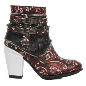  M.TX002-S3 VINTAGE FLOWER POLAR ROJO, NOMADA NEGRO, TEXAS BL - 