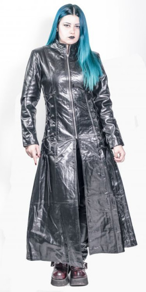    NEW ROCK LEATHER GIRL COAT - 