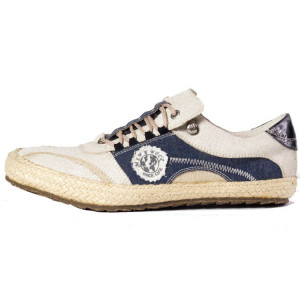  46100 Off White Distressed Navy Distressed Box Plane New Rock - 