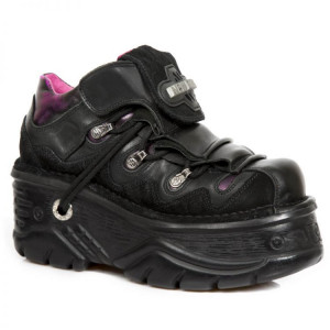      CRUST NEGRO, FLORAL ANTE NEGRO, BOX FUCSIA-METAL - 