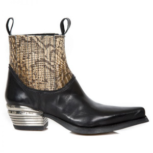  ITALI NEGRO, SNAKE CUERO, WEST NEGRO-ACERO TACON DALLAS ACERO - 