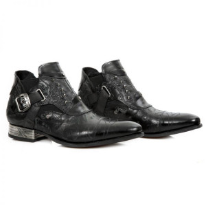  ANTIK PULIDO NEGRO VINTAGE FLOWER NEGRO VIP-1 NEGRO TACON ACERO - 