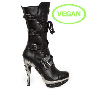  VEGAN MICRO NEGRO PLAT ACERO PUNK GARRAS T COB - 