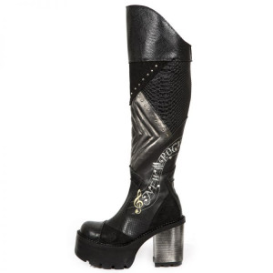  PITONE NEGRO FLORAL ANTE NEGRO PITON WILD NEGRO - 