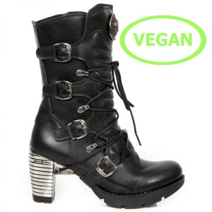  VEGAN NEGRO TRAIL NEGRO TACON ACERO - 