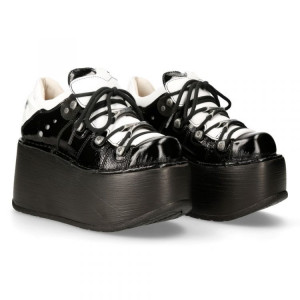  M-120N-S49 CHAROL ARRUGADO NEGRO, CHAROL ARRUGADO NEGRO, NAPA BLANCA, MARTE NEGRO - 