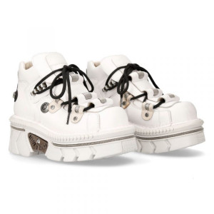  M-215-S7 NAPA BLANCA, TECHNO BLANCO ACERO LATERAL + MUELLE - 