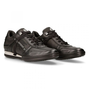  M-HY021-S2 LUXOR NEGRO, ITALI NEGRO DIAMANTE, LUXOR NEGRO, HYBRID BANDA CU&#209;A ACERO - 