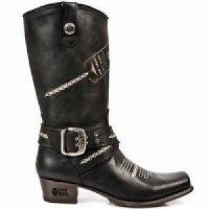  ITALI NEGRO, SUELA REVES SPAY; B35V35 (P.CUADRADA) New Rock M.GY202-S1 -  