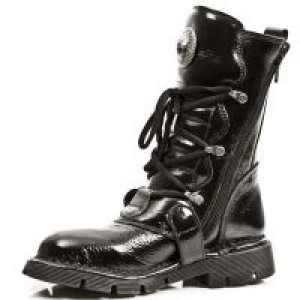  CHAROL ARRUGADO NEGRO, PLANING NEGRO SIN New Rock M.1473-S2 -  