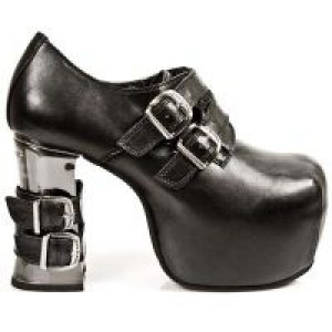  NAPA NEGRA, COVER PLATFORM METAL HEEL New Rock M.45684-S1 -  