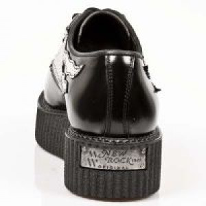  FLORENTIC NEGRO, PITON BLANCO-NEGRO, CREPE NEGRO -  4
