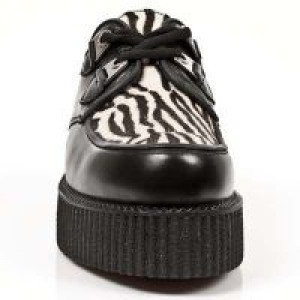 Ботинки NOMADA NEGRO, PELO CEBRA, CREPE NEGRO New Rock M.2411-C2 - маленькая картинка