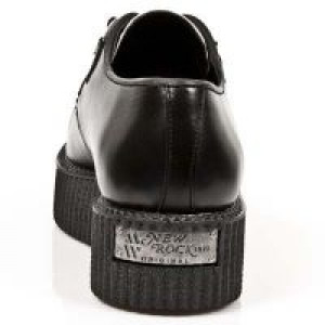 Ботинки NOMADA NEGRO, PELO CEBRA, CREPE NEGRO New Rock M.2411-C2 - маленькая картинка