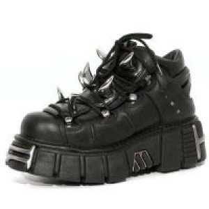  ITALI NEGRO Y PULIK NEGRO TOWER NEGRO ACERO New Rock M.112-C1 -  