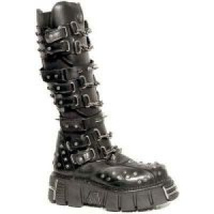  PULIK NEGRO ITALI NEGRO TOWER NEGRO ACERO New Rock M.734-C1 -  